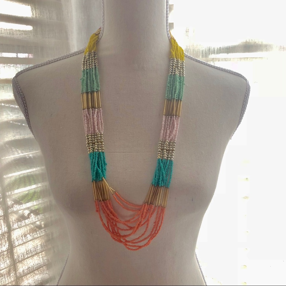 Multicolored Beaded Necklace